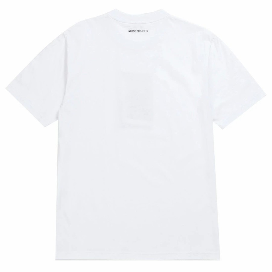 New * Norse Projects Johannes Collage T-Shirt White