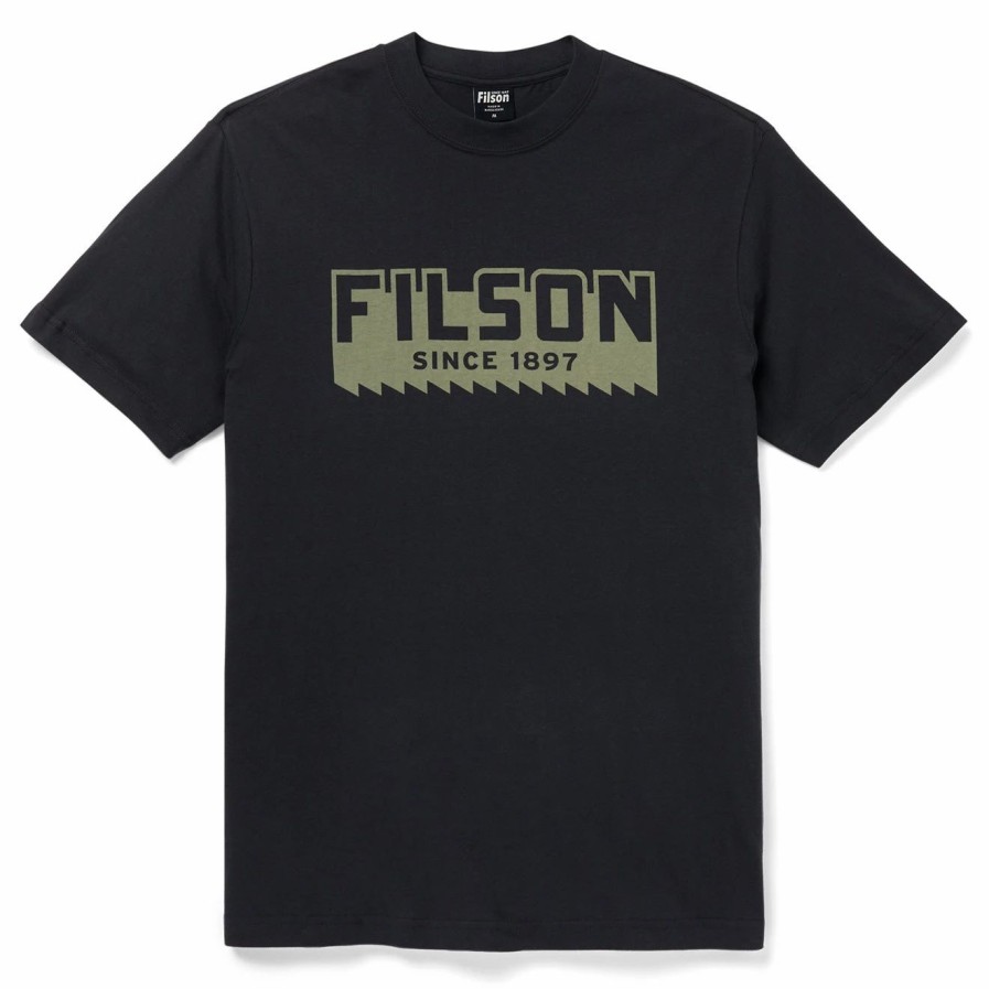 Clearance * Filson S/S Ranger Graphic T-Shirt Faded Black