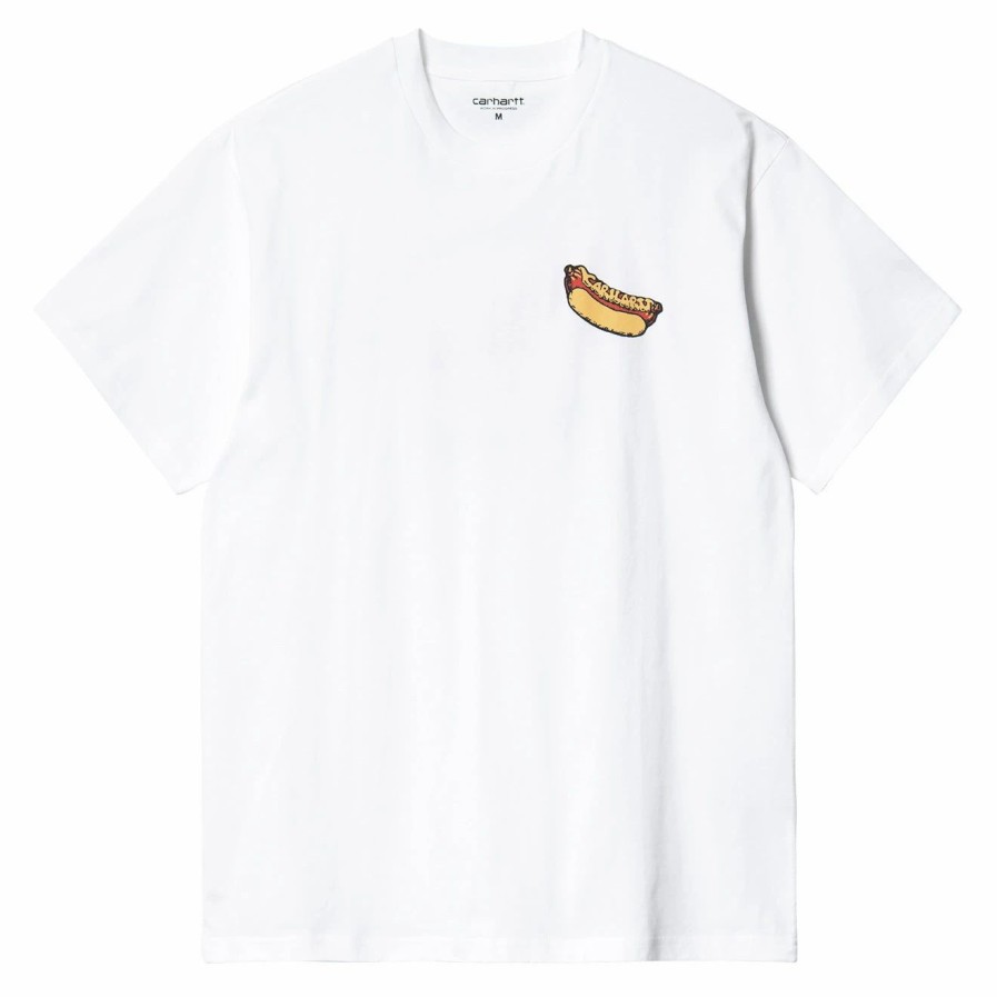 New * Carhartt Wip Flavor T-Shirt White