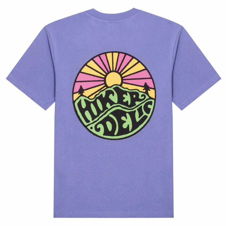 Hot * Hikerdelic Original Logo Ss T-Shirt Digital Violet