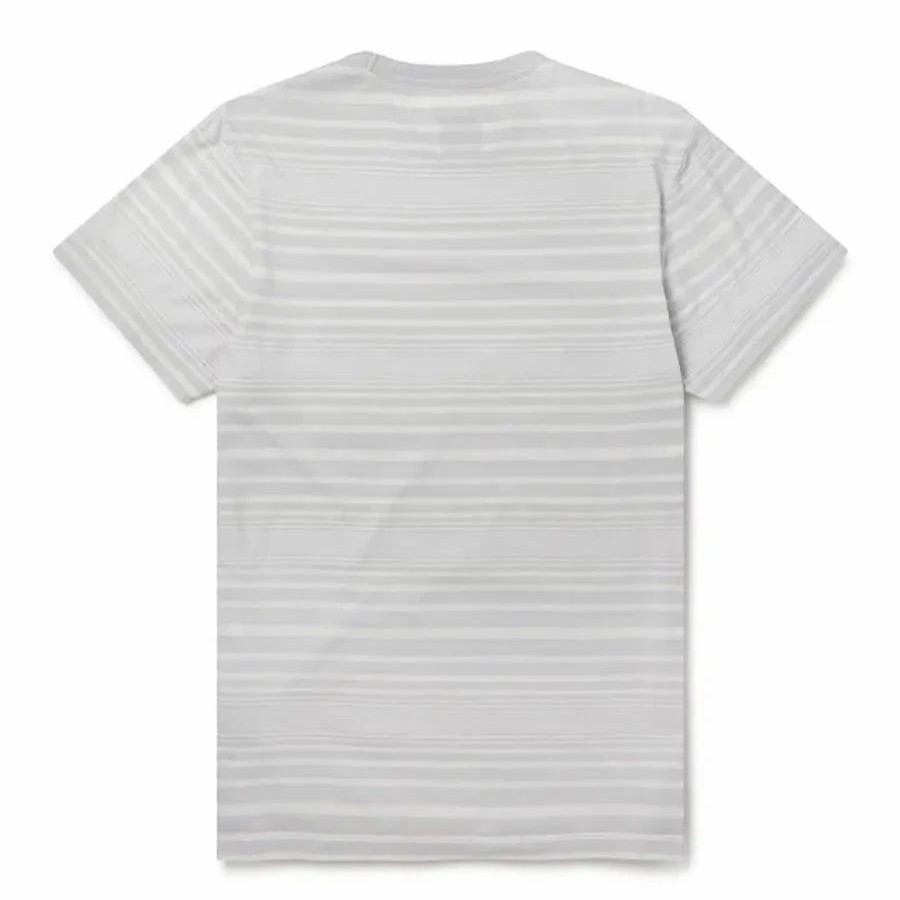 Clearance * Albam Archive Stripe T-Shirt White / Lilac