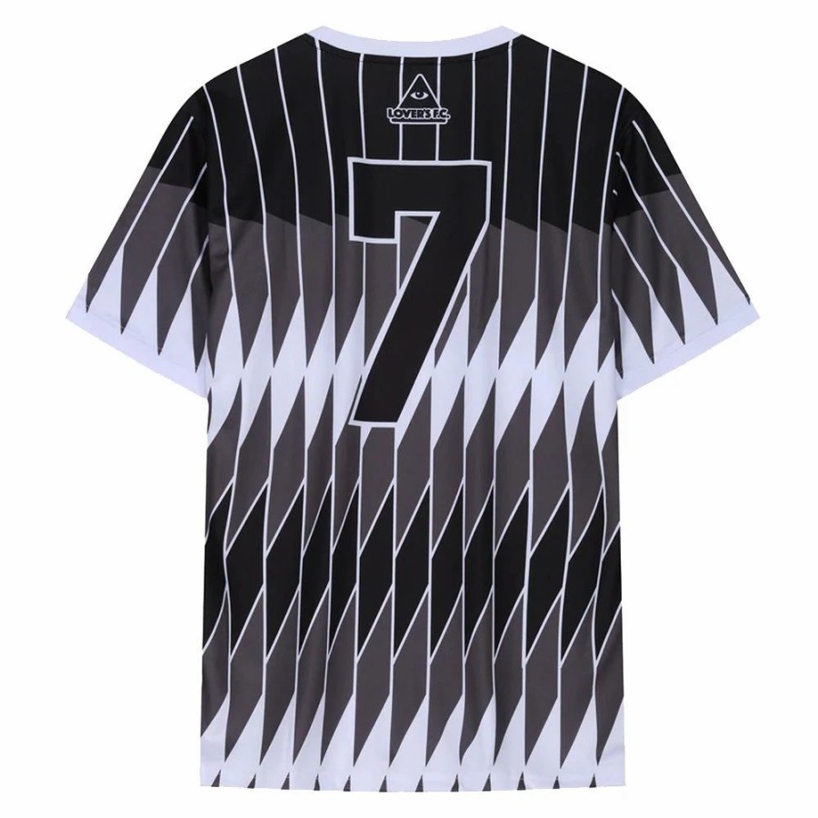 New * Lovers Fc Footy Shirt Graphic Grey