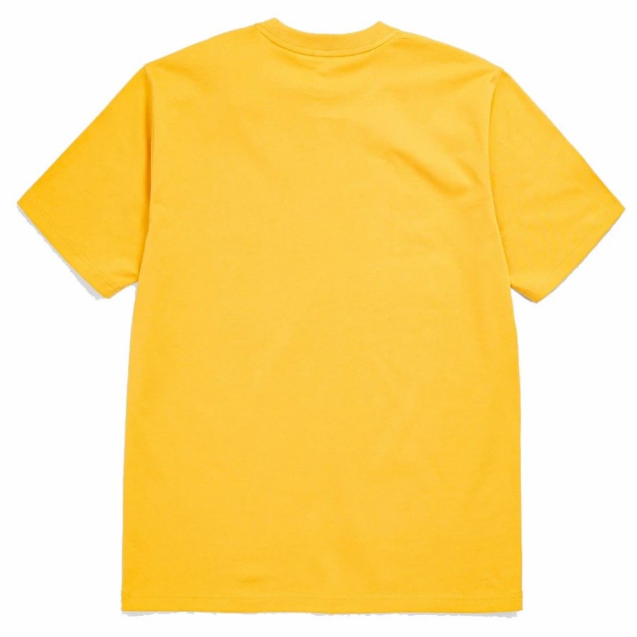 New * Norse Projects Johannes Standard Logo Ss T-Shirt Industrial Yellow