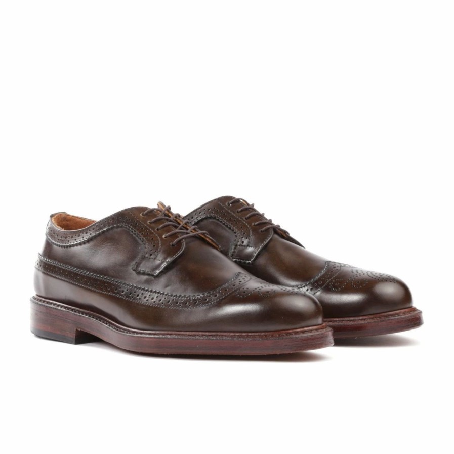 Online * Rancourt Longwing Blucher Olive