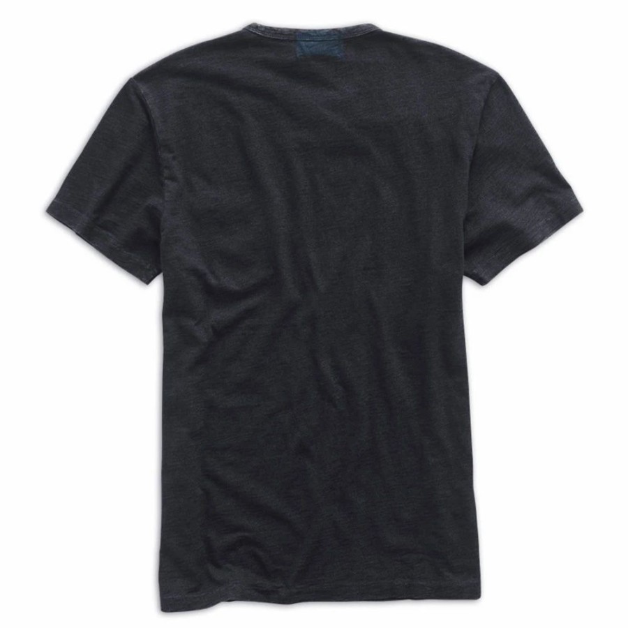 New * Rrl By Ralph Lauren Pocket T-Shirt Black Indigo