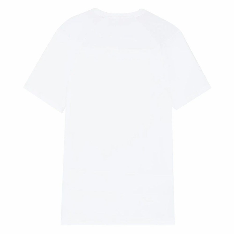 New * Raeburn Dapple Off-Cut Tee White