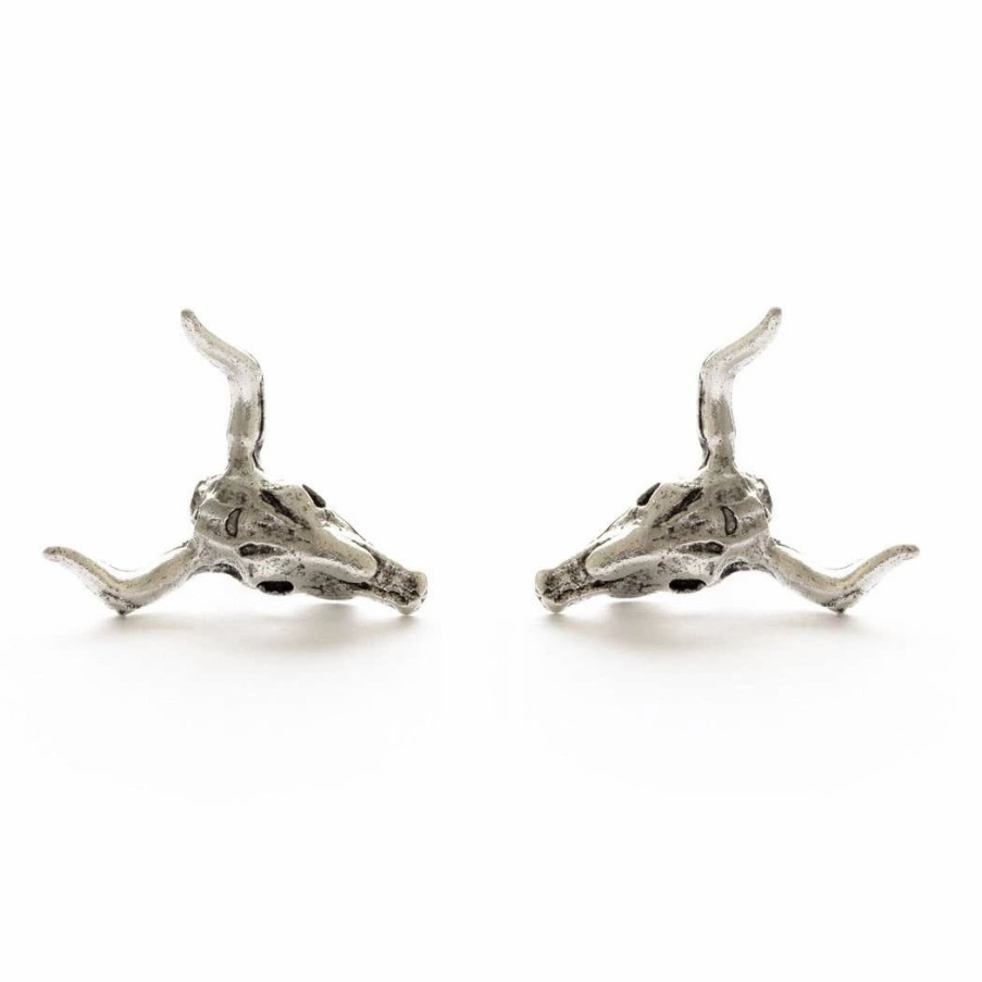 Clearance * Amano Studio Ghost Ranch Studs In Silver