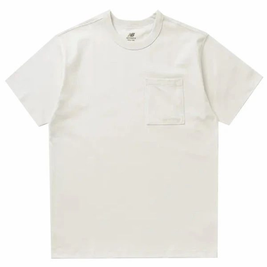 Online * New Balance Nb Athletics Nature State Short Sleeve Tee Greige