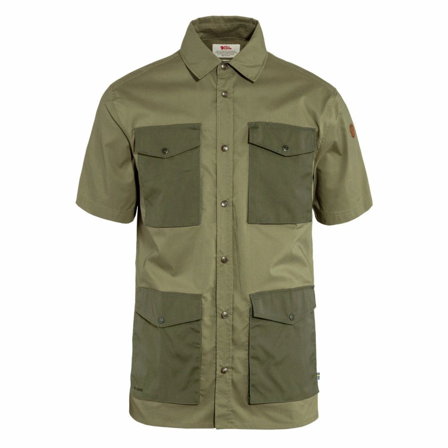 Wholesale * Fjallraven Raven Shirt S/S Green-Laurel Green Green / Laurel Green