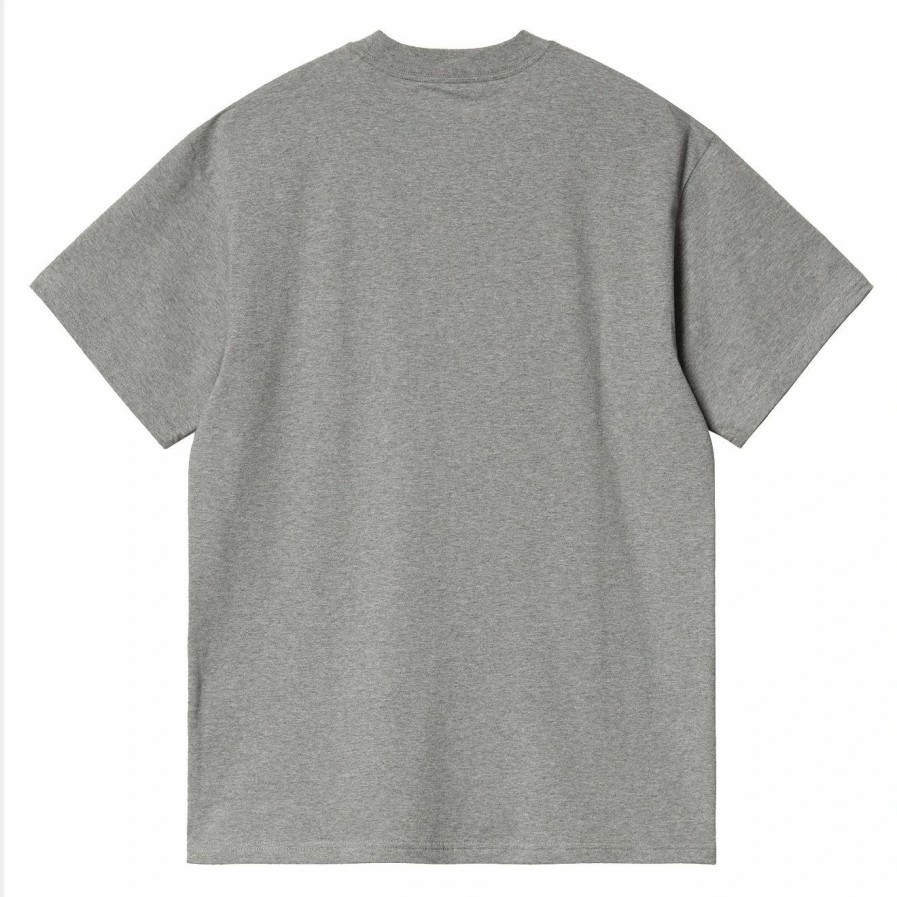 Best * Carhartt Wip S/S On The Road T-Shirt Grey Heather