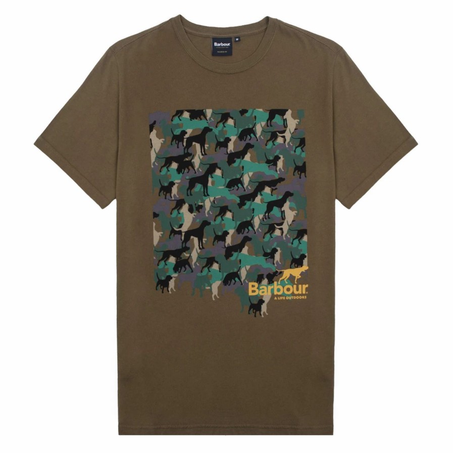 Wholesale * Barbour Outdoors Graphic T-Shirt Mid Olive