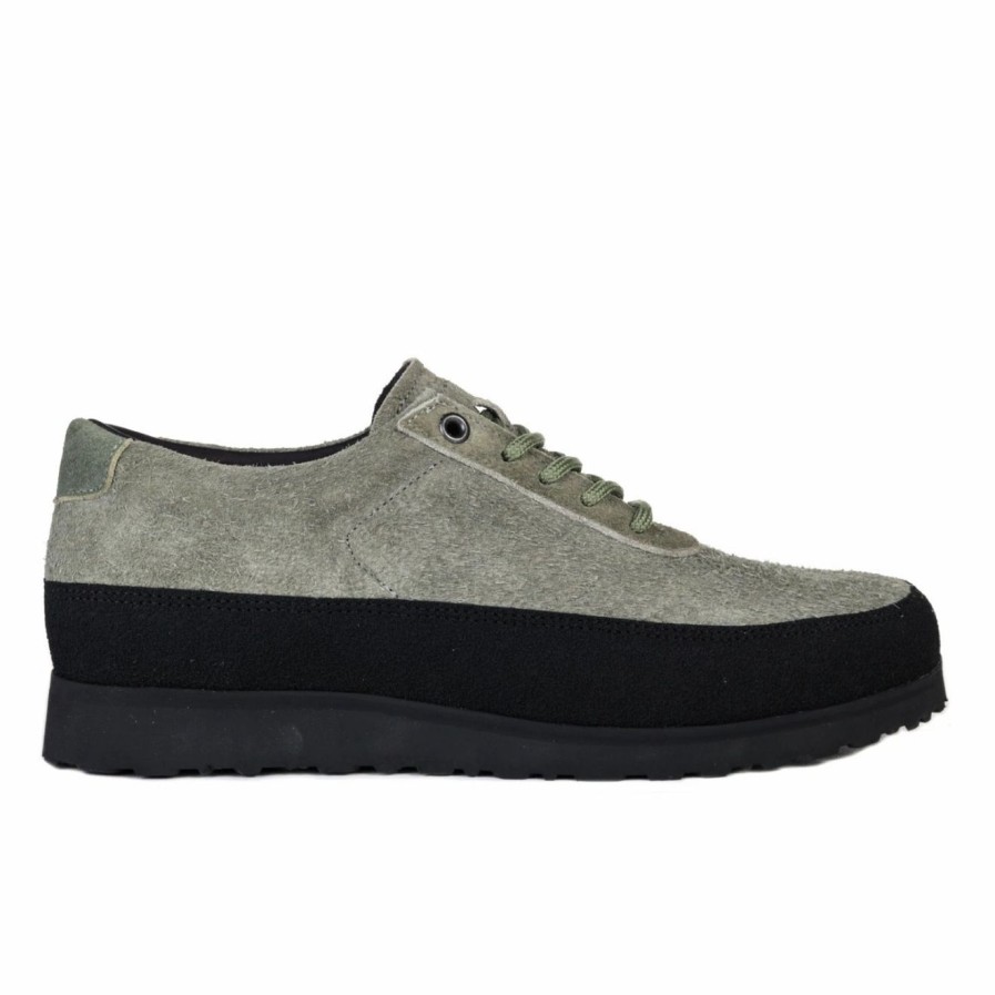 Clearance * Tarvas Explorer Spinach Hairy Suede