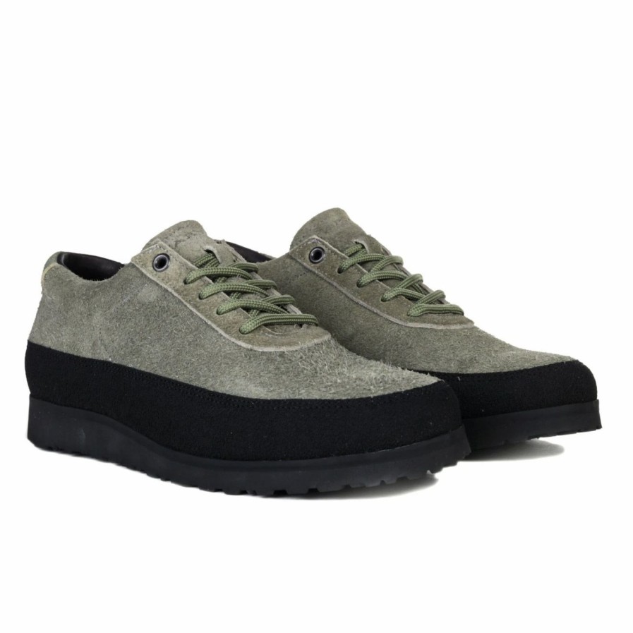 Clearance * Tarvas Explorer Spinach Hairy Suede