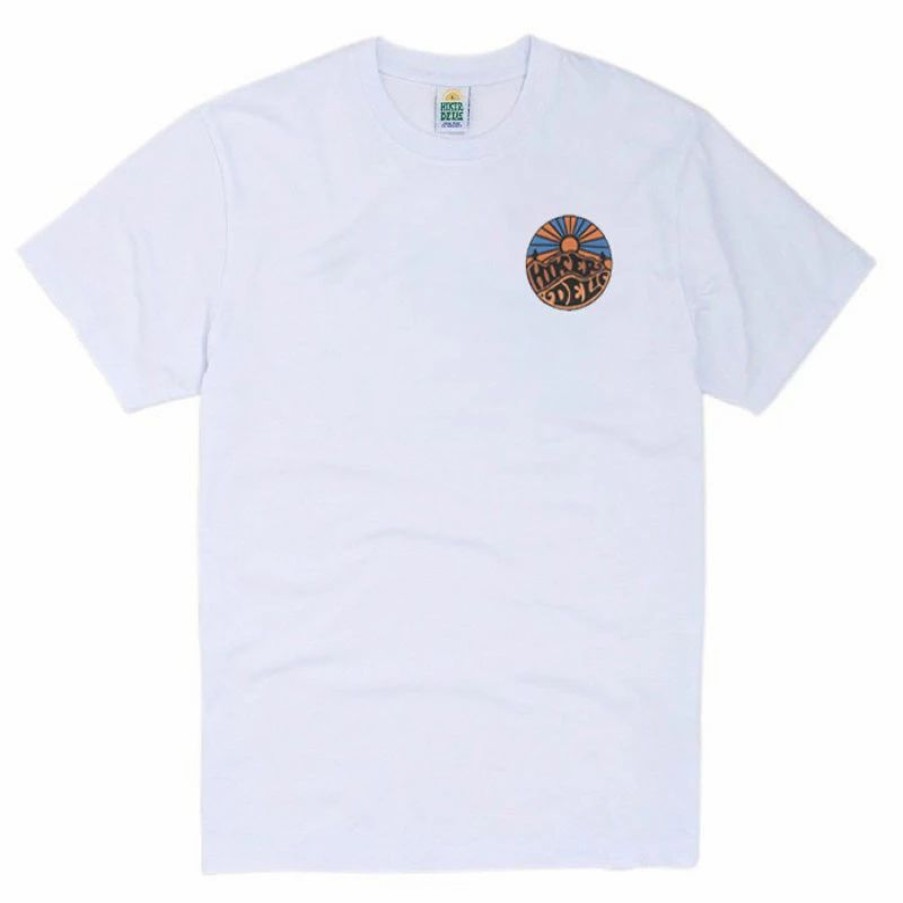 Best * Hikerdelic Original Logo T-Shirt White / Multi