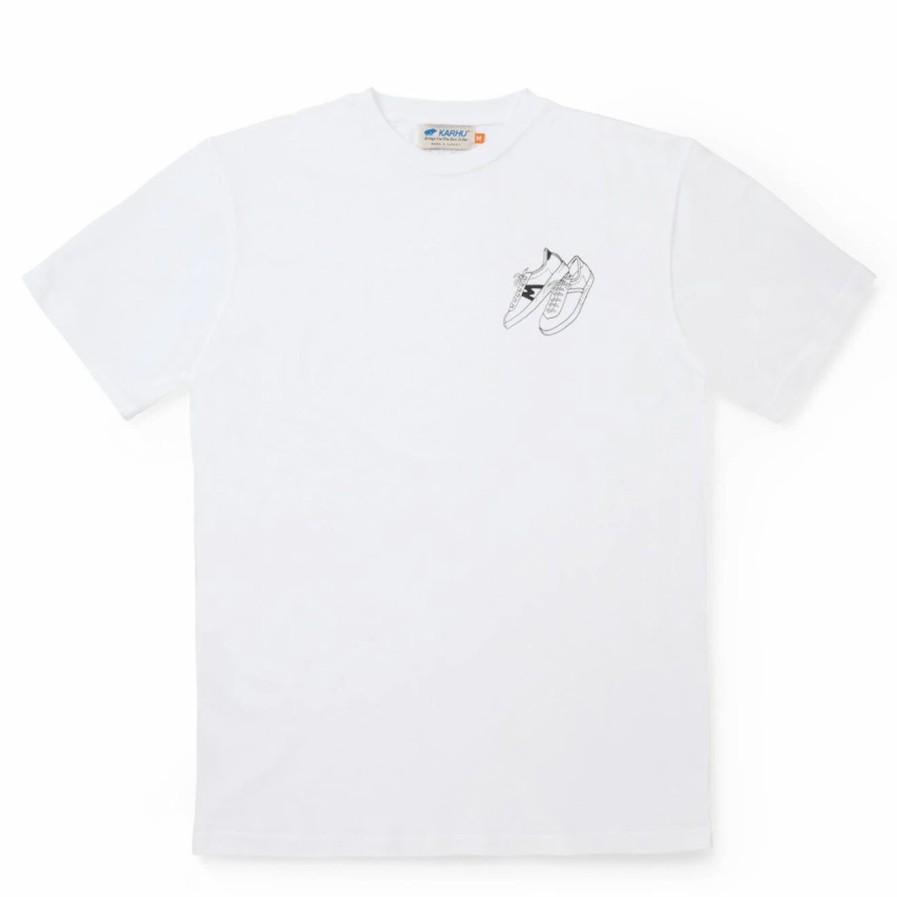 Clearance * Karhu Trampas Sneakers T-Shirt White / Black