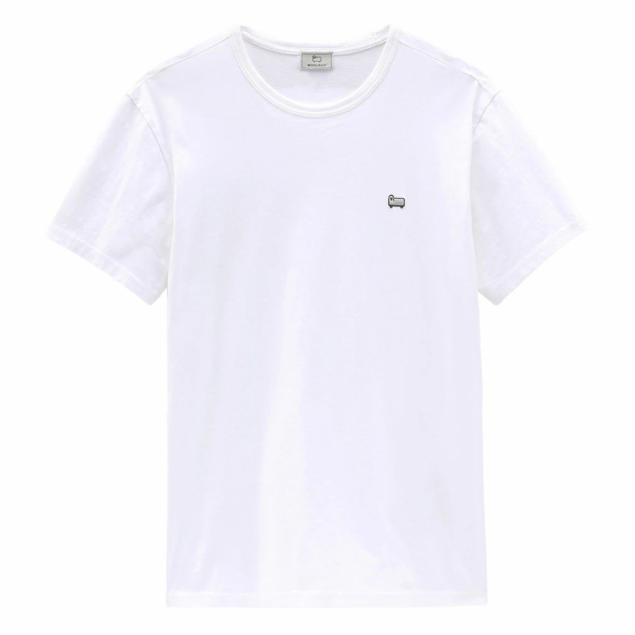 Best * Woolrich Sheep Tee Bright White