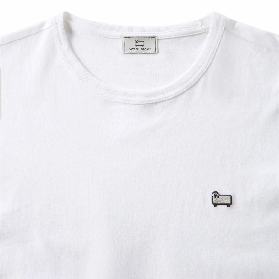 Best * Woolrich Sheep Tee Bright White