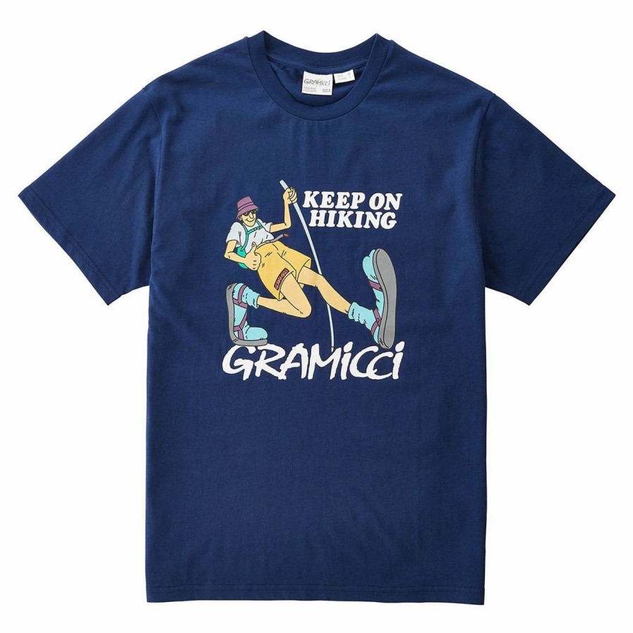 New * Gramicci Keep On Hiking Tee Navy