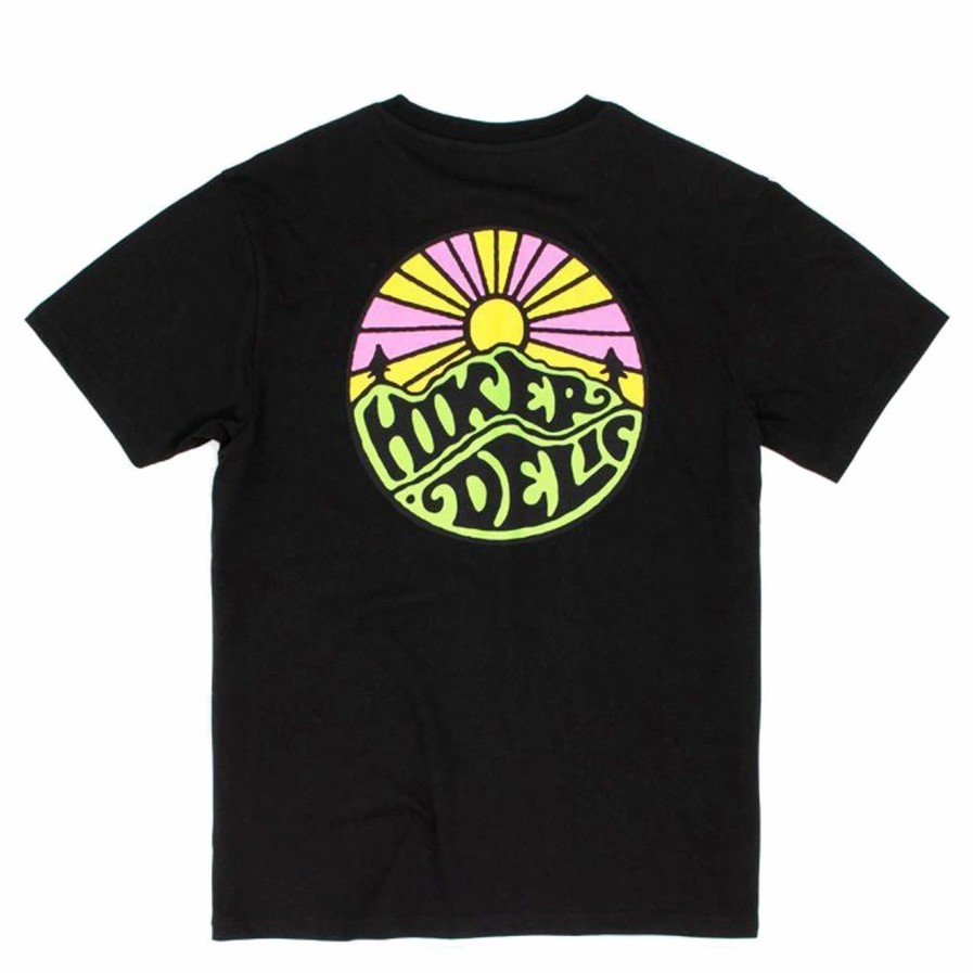 Best * Hikerdelic Original Logo Short Sleeve T-Shirt Black