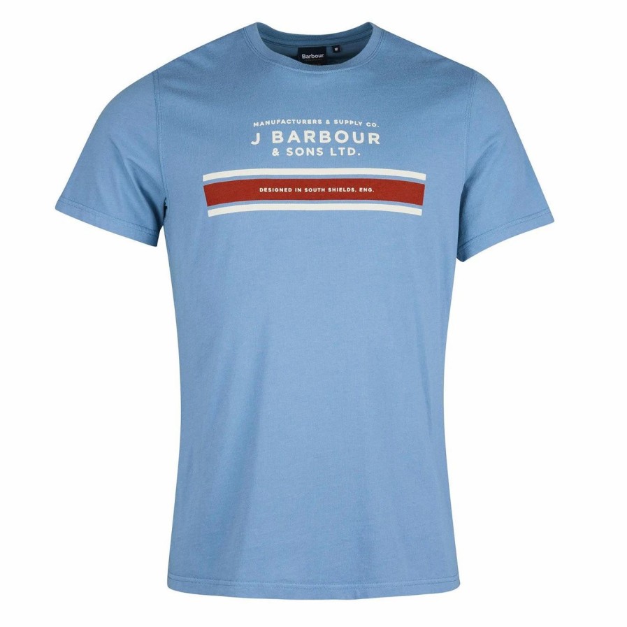 Online * Barbour Hesley T-Shirt Force Blue