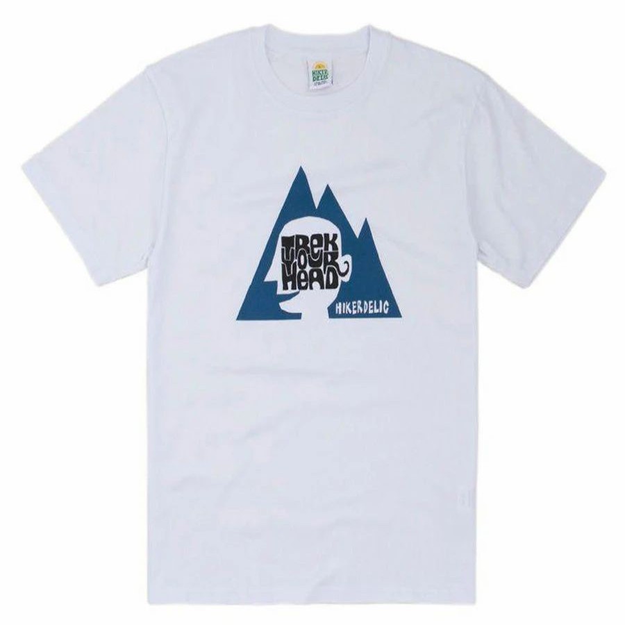 Clearance * Hikerdelic Trek Your Head T-Shirt White