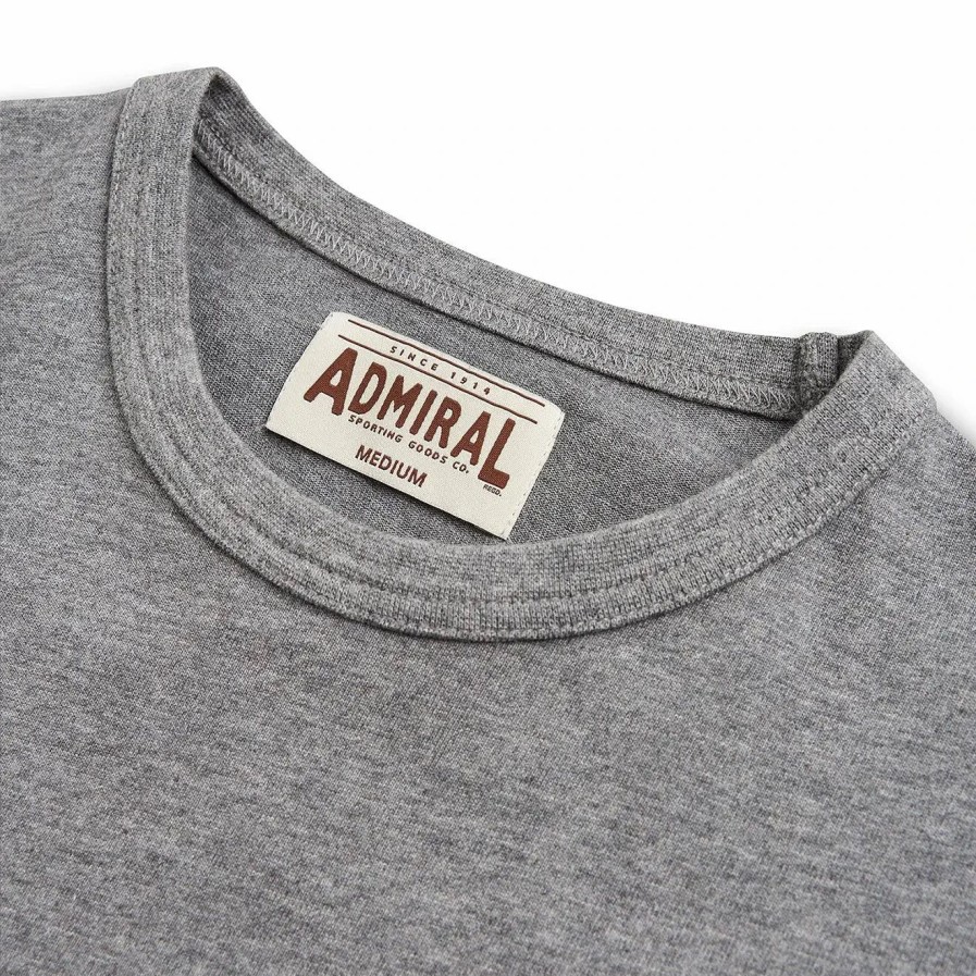 Online * Admiral Sporting Goods Co. Admiral Aylestone T-Shirt Condor Grey Marl