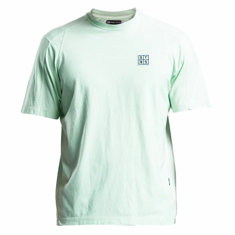 Clearance * St95 Patch Tee Light Green