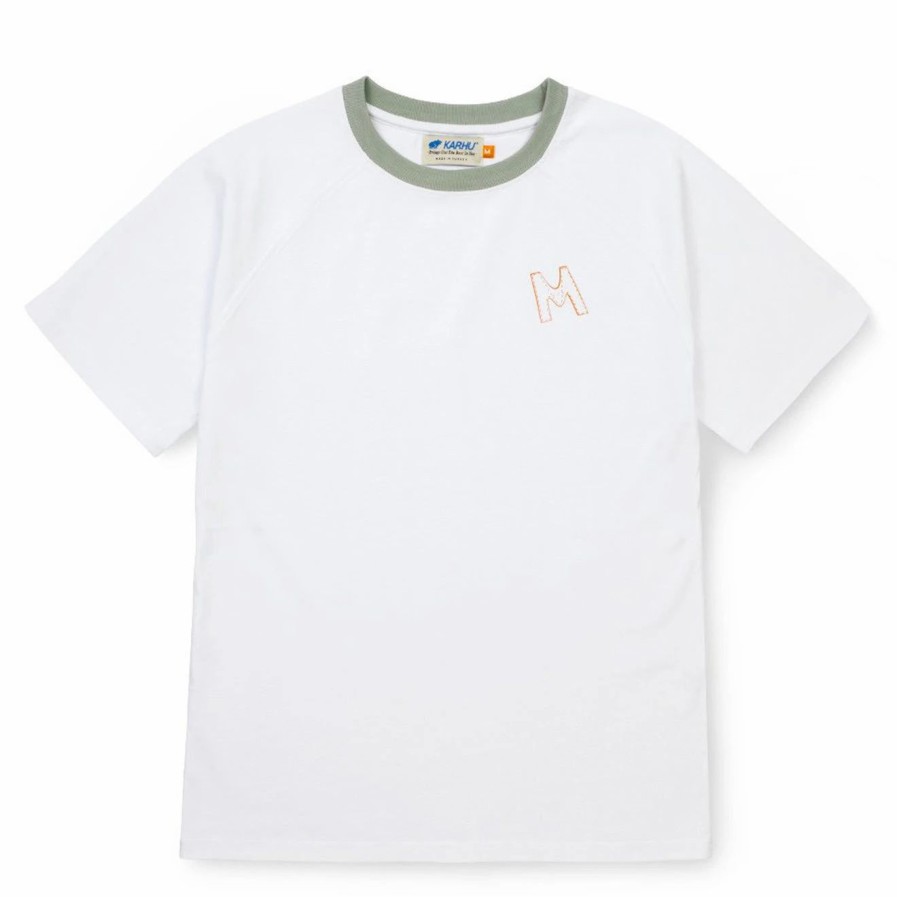 Best * Karhu Trampas M-Symbol T-Shirt White / Desert Sage