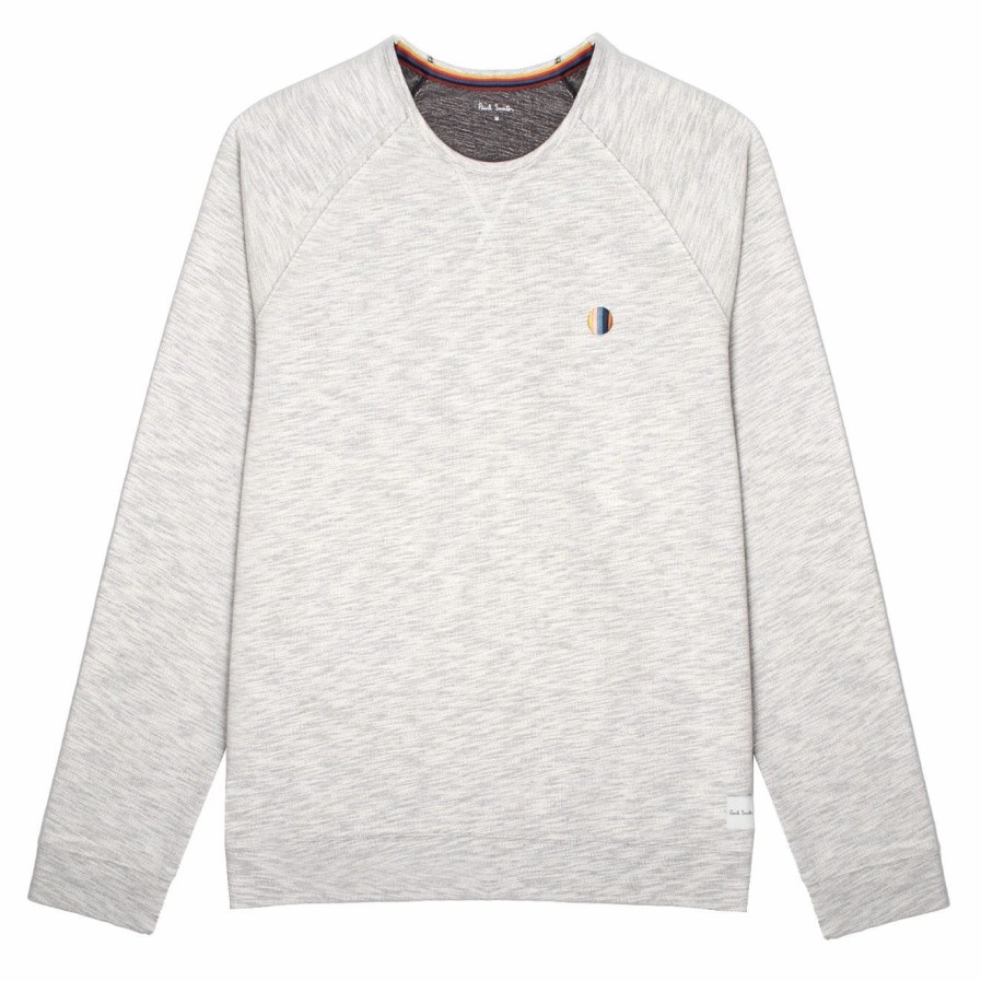 Clearance * Paul Smith Ls Slub T-Shirt Grey