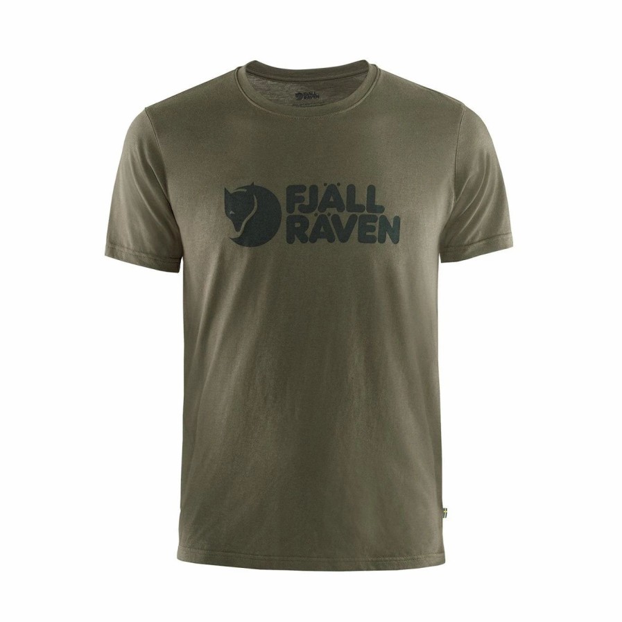 Wholesale * Fjallraven Logo T-Shirt Dark Olive