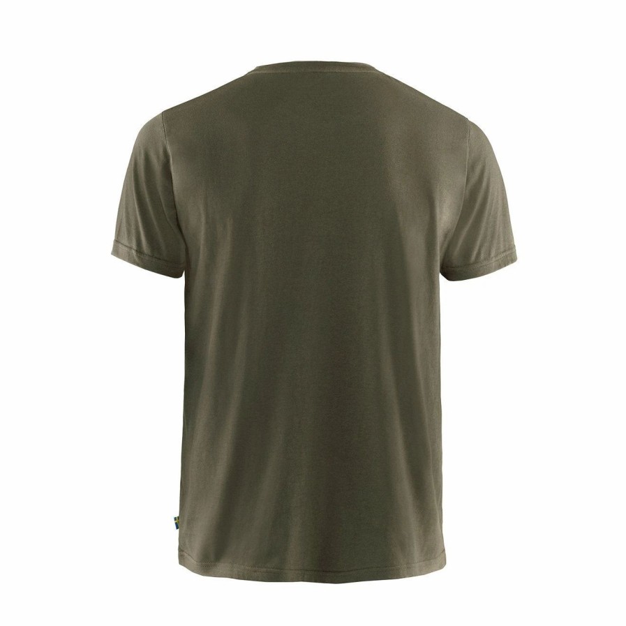 Wholesale * Fjallraven Logo T-Shirt Dark Olive