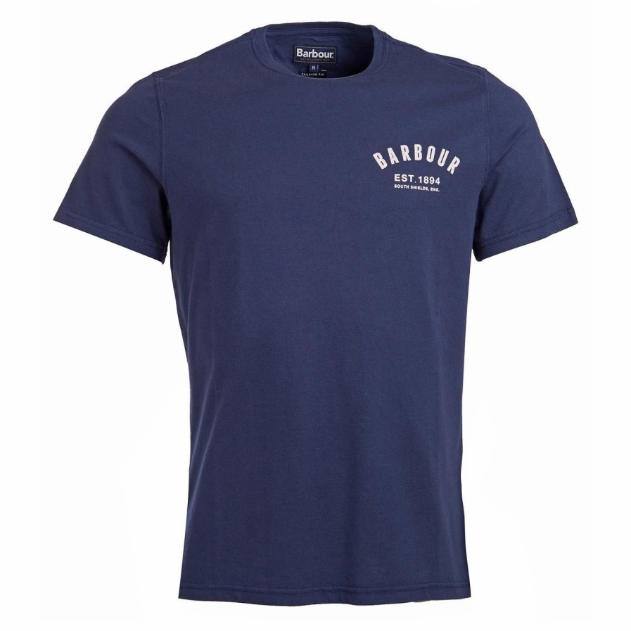 Online * Barbour Preppy Tee New Navy