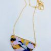 New * No Shrinking Violet Sunburnt Country Gold Statement Necklace