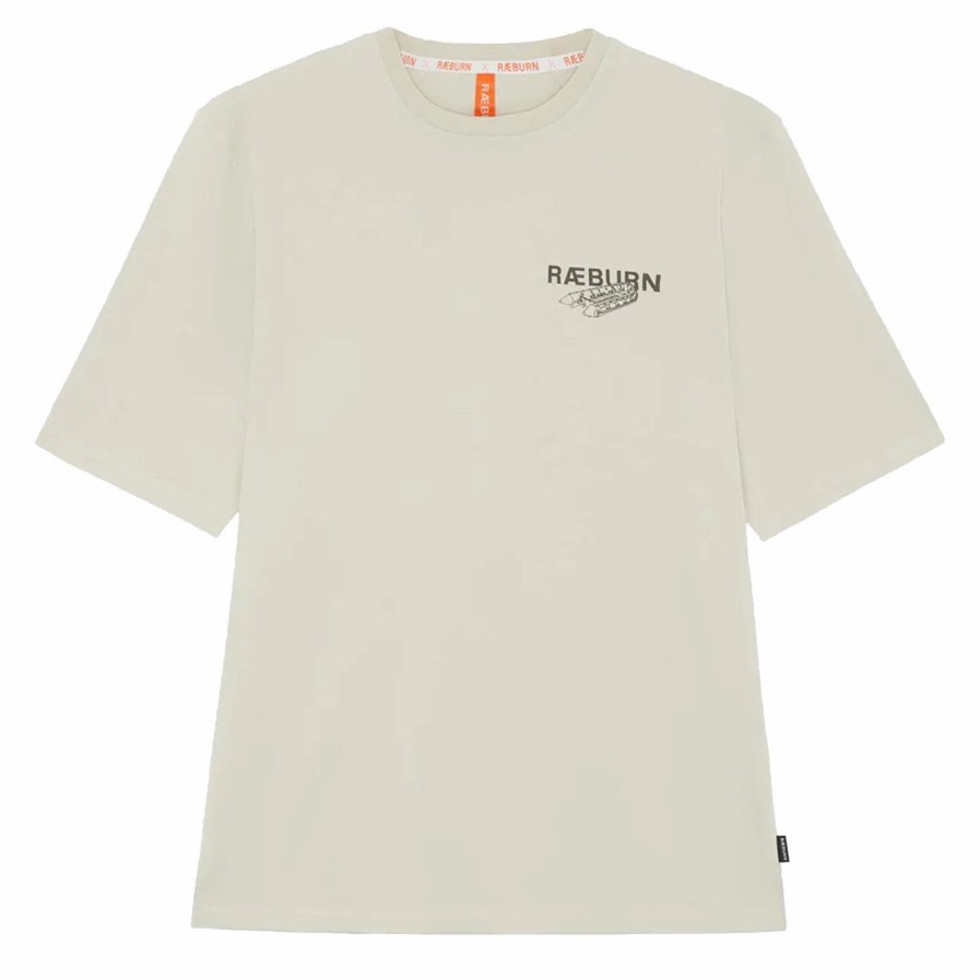 Clearance * Raeburn Survival At Sea Graphic Tea White