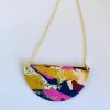 Wholesale * No Shrinking Violet Winter Sunrise Gold Statement Necklace