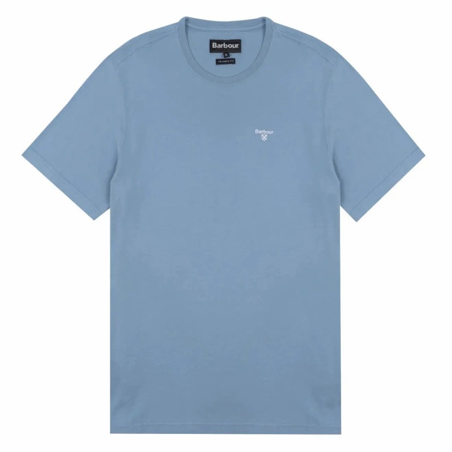 Best * Barbour Sports T-Shirt Blue