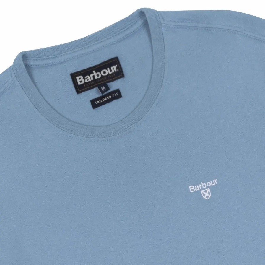 Best * Barbour Sports T-Shirt Blue