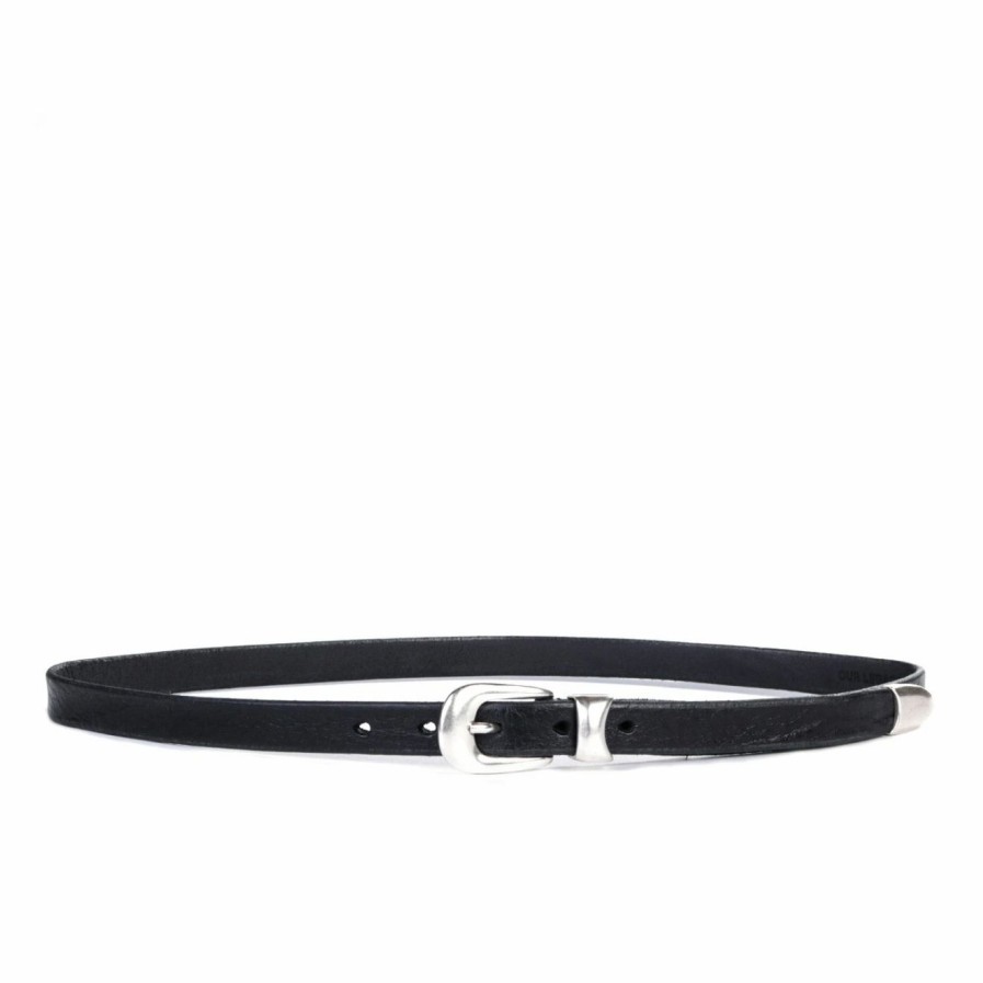 New * Our Legacy Belt 2Cm Black Leather