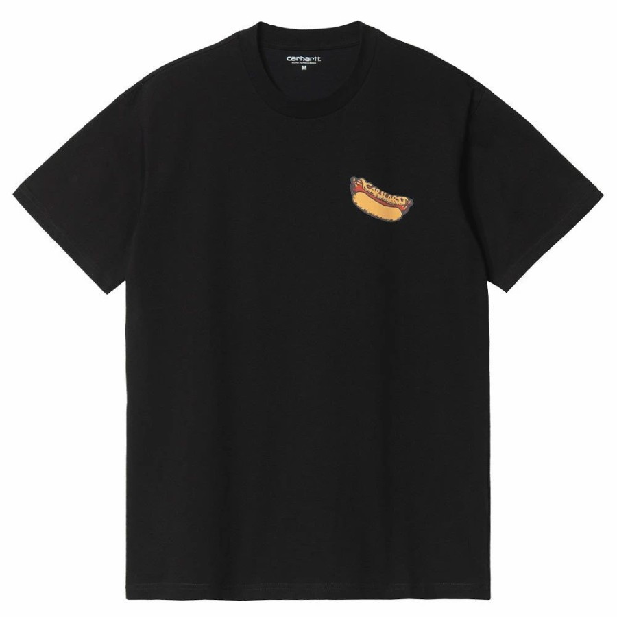 New * Carhartt Wip S/S Flavor T-Shirt Black