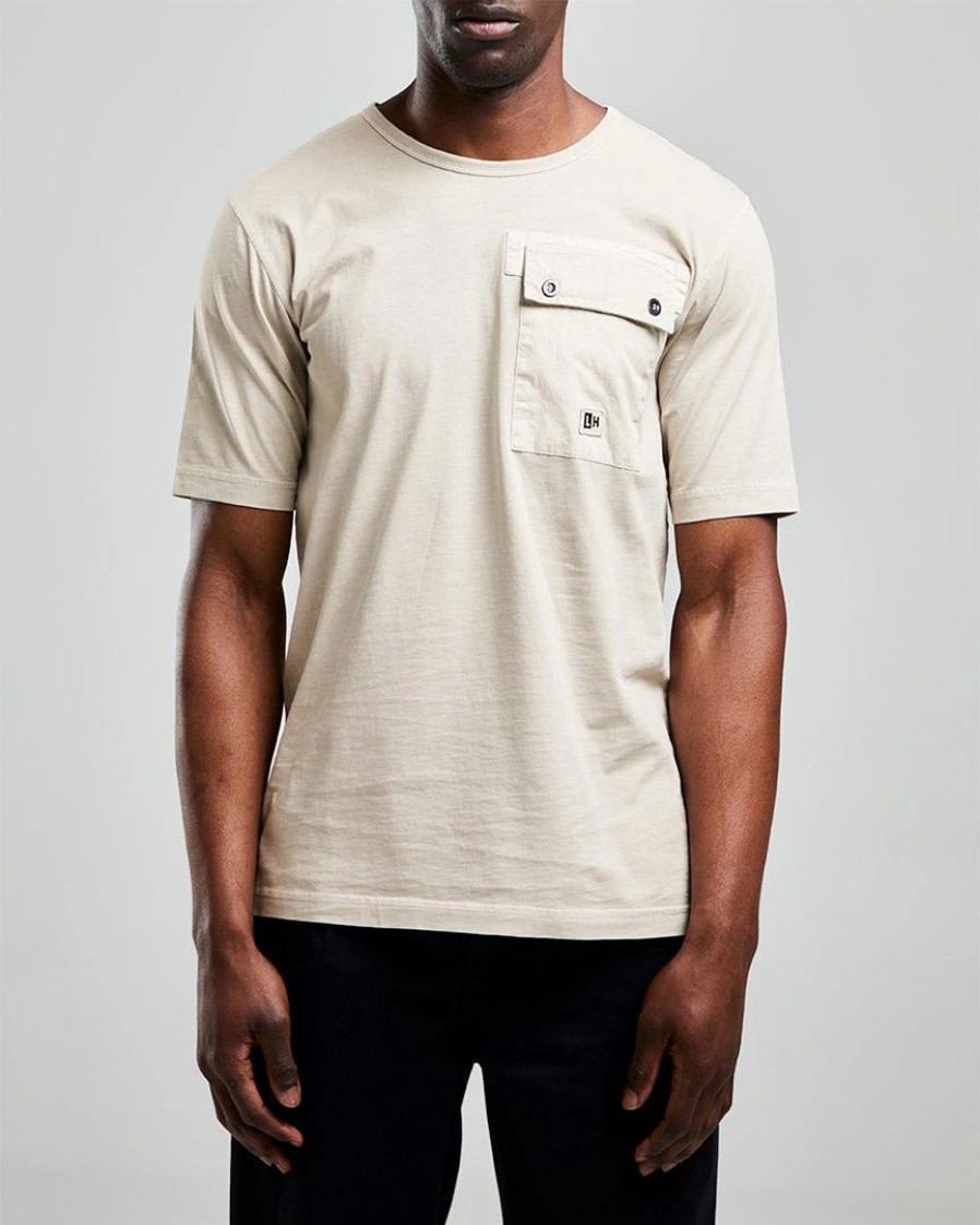 Hot * Left Hand Patch Pocket Tee Khaki