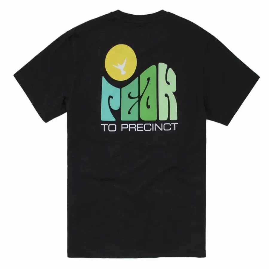 Best * Hikerdelic Peak Dove T-Shirt Black