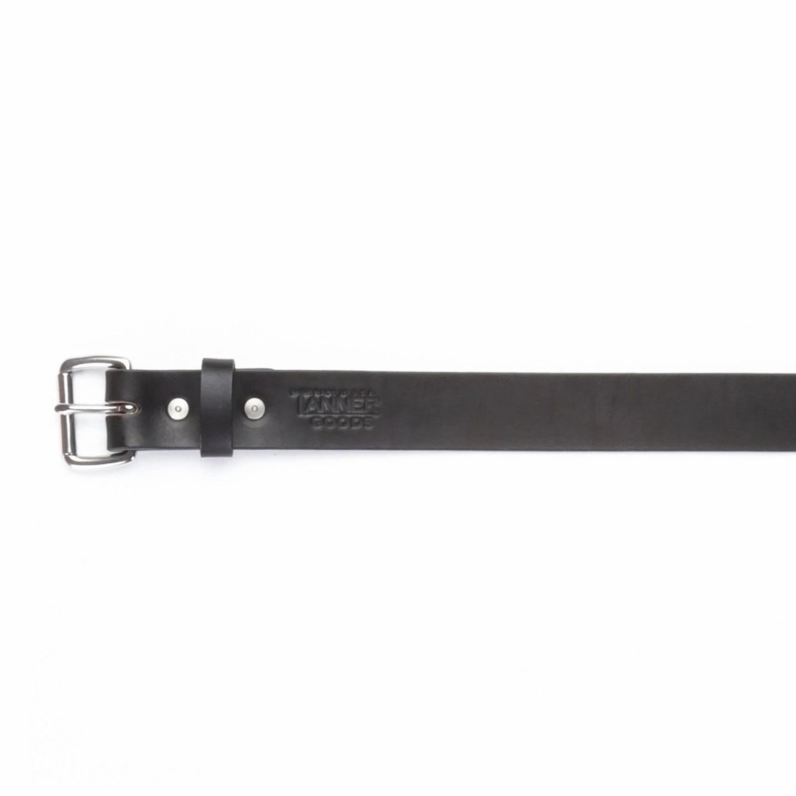 Hot * Tanner Goods Standard Belt Black/Stainless