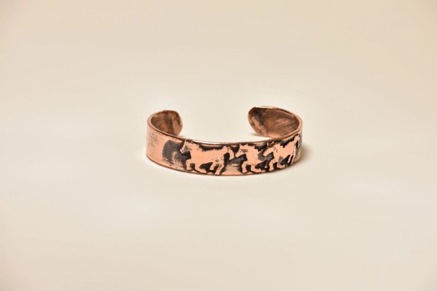 Best * Ildanach Studios Copper Running Horses Cuff