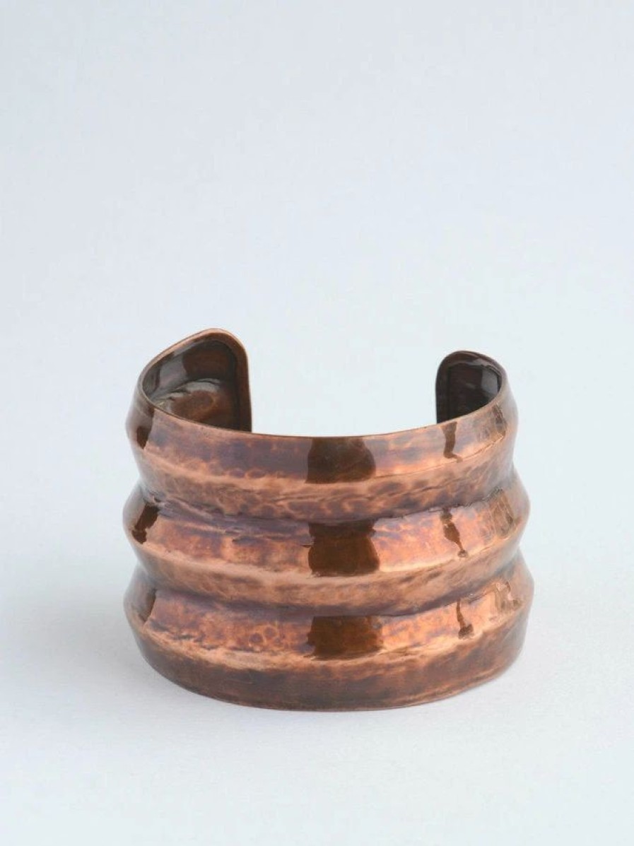 New * Fair Anita Ribbed Copper Cuff