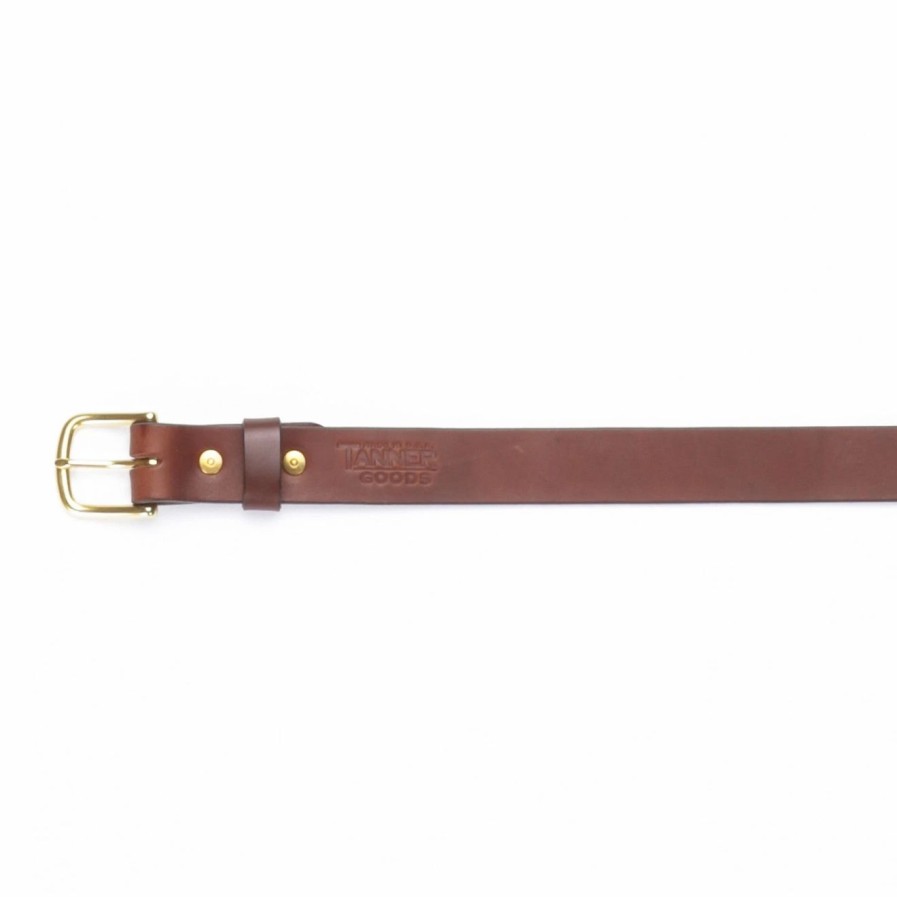 Online * Tanner Goods Classic Belt Cognac/Brass