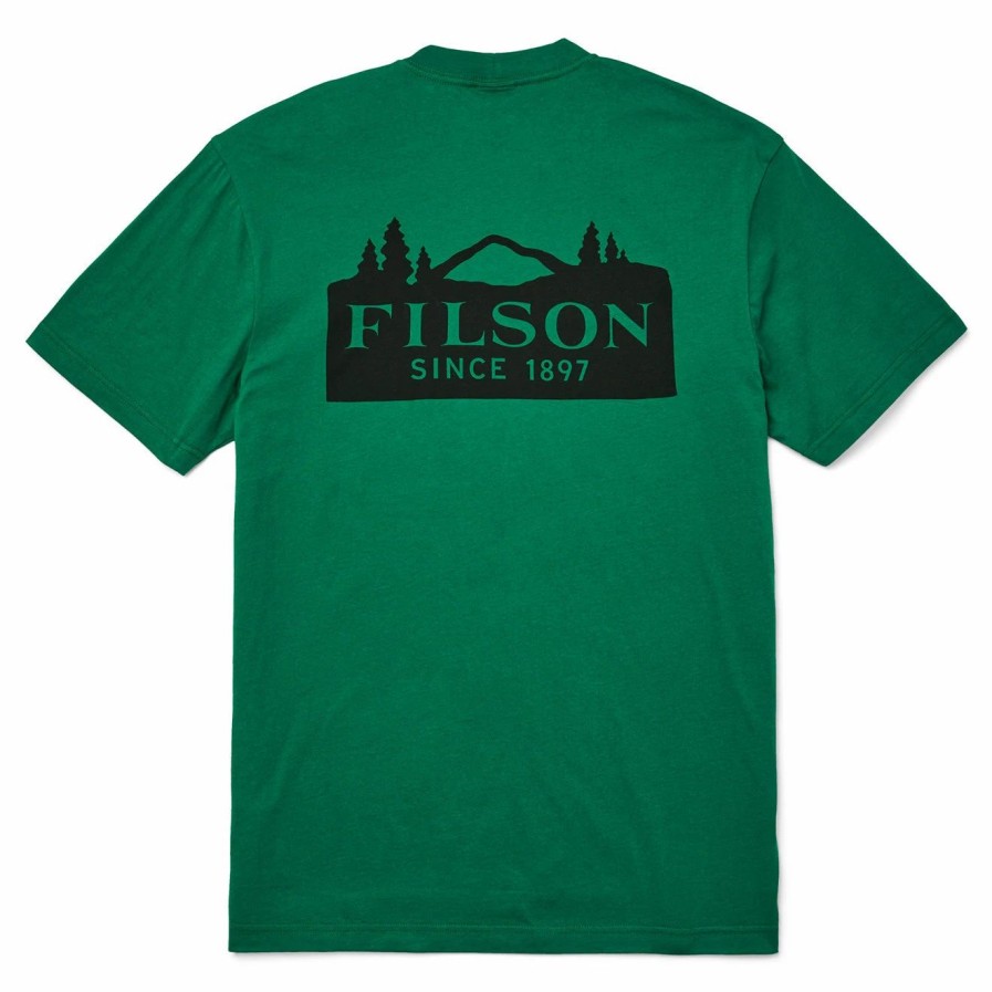 Best * Filson S/S Ranger Graphic T-Shirt Green Mountain