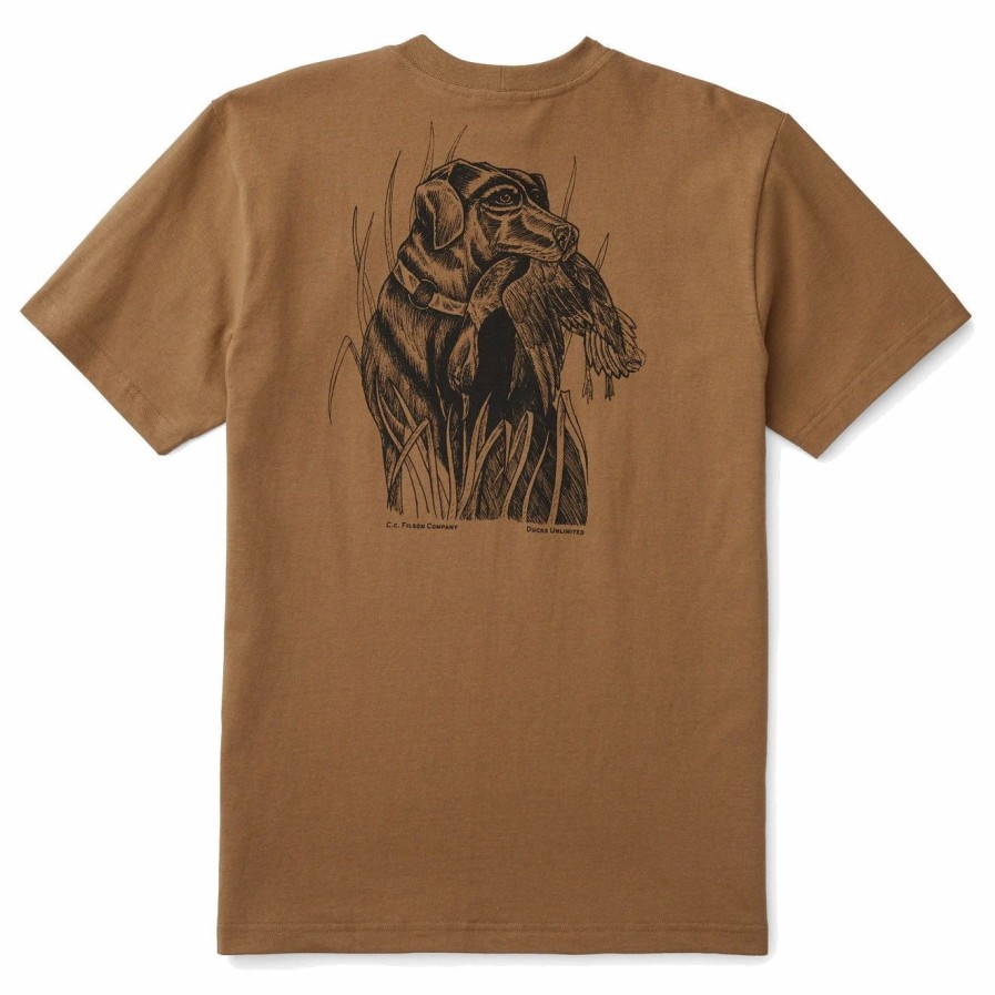 Wholesale * Filson S/S Outfitter Graphic T-Shirt Rugged Tan Ruggedtan