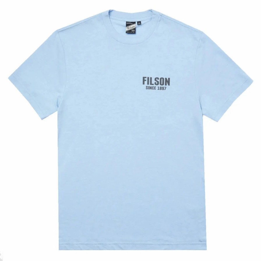 Online * Filson Buckshot T-Shirt Blue Buzz Saw Blubuzzsaw