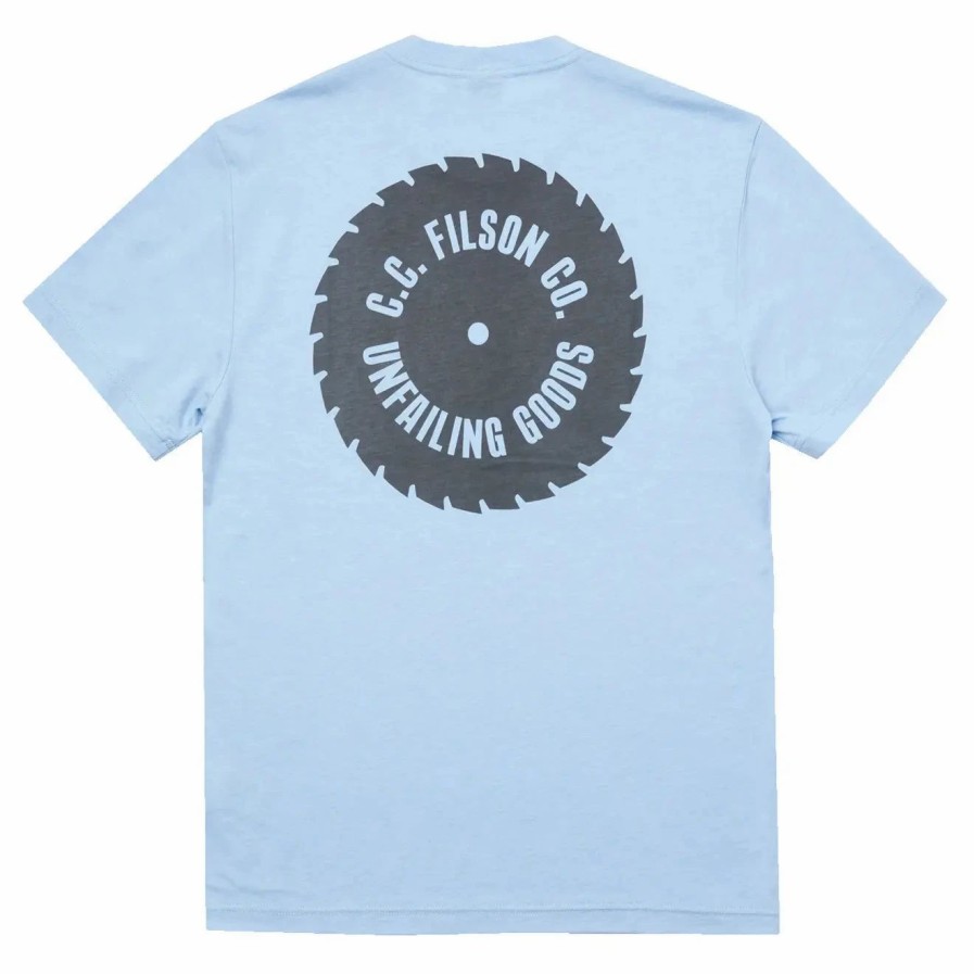 Online * Filson Buckshot T-Shirt Blue Buzz Saw Blubuzzsaw