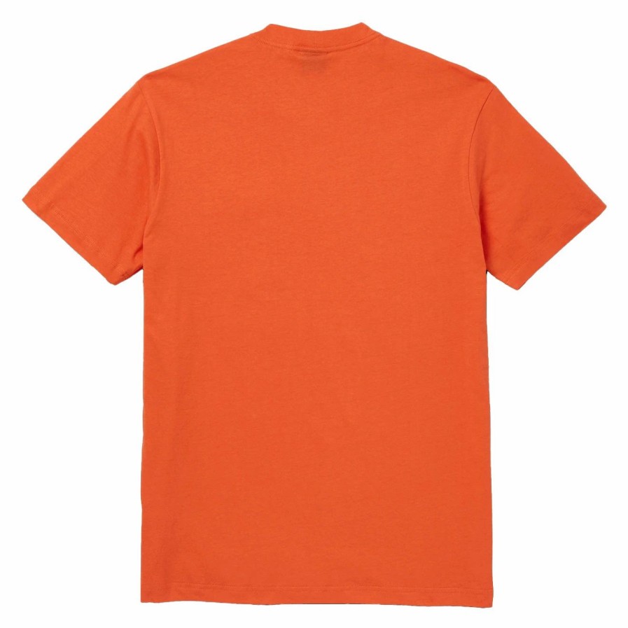 Best * Filson S/S Ranger Solid One Pocket T-Shirt Fast Track Blaze Orange Blazeorang